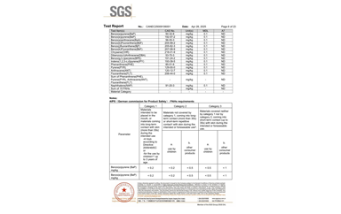環(huán)保測試報告 ROHS+鹵素 CANEC25009106001