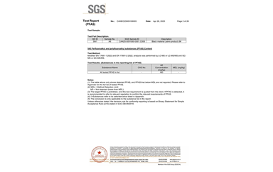 環(huán)保測試報(bào)告 PFAS CANEC25009106005