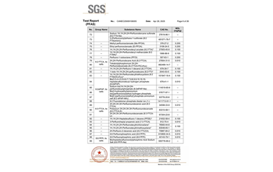 環(huán)保測試報(bào)告 PFAS CANEC25009106005