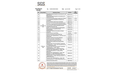 環(huán)保測試報(bào)告 PFAS CANEC25009106005