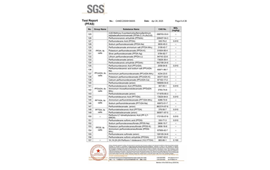 環(huán)保測試報(bào)告 PFAS CANEC25009106005